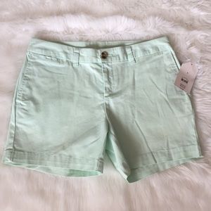 NWT Faded Glory mint chino shorts